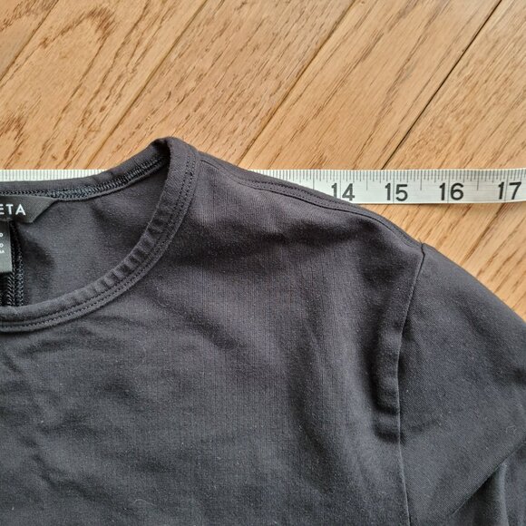 Athleta Essential Long Sleeve Tee Black XS - Picture 7 of 9